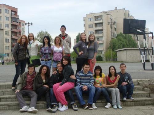 At school - At school 'Saying goodbye school!'