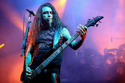 Slayer - Tom Araya - Slayer singer and bassist, Tom Araya.