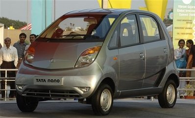 Tata Nano - I love this small and cheapest car ever made so far and wish to have it some day.
