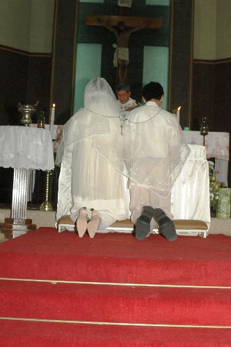 men and wife as one - Receiving the vow of the couple