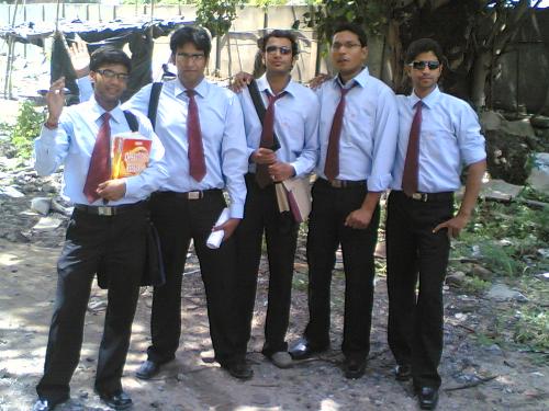 students - Students going to College for studies.