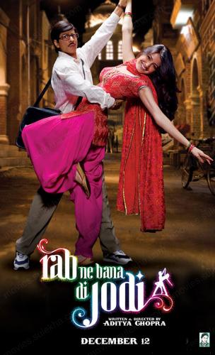 Rab ne bana di jodi - Rab ne bana di jodi is a bollywood blockbuster starring shahrukh khan and anushka sharma..directed by the one and only aditya chopra..The film became a huge block buster...