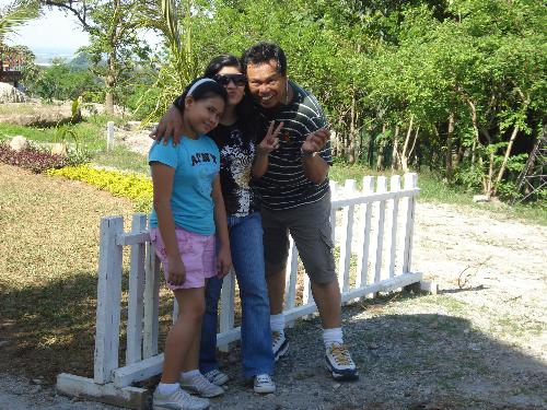 with their dad.. - daughters and dad..