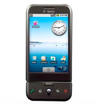 Google Mobile - T Mobile google mobile. cellphone works under google platform.