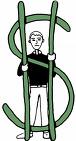 money prison - trapped or imprisoned by money