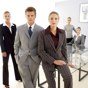 Office Fashion - wow.. if everyone looked like this in an office then it sure would be fun to work there!