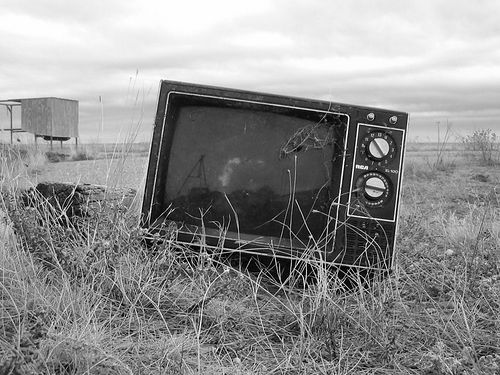 Old television - Its an old television.