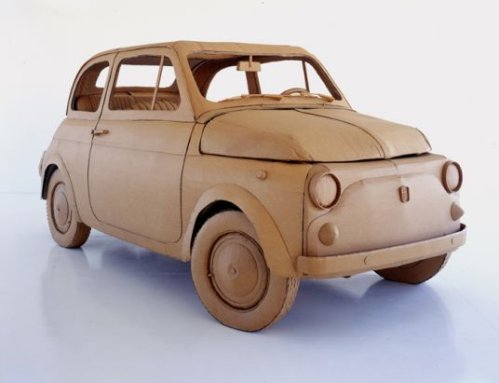 cardboard creations - A really cool car made out of wood!!