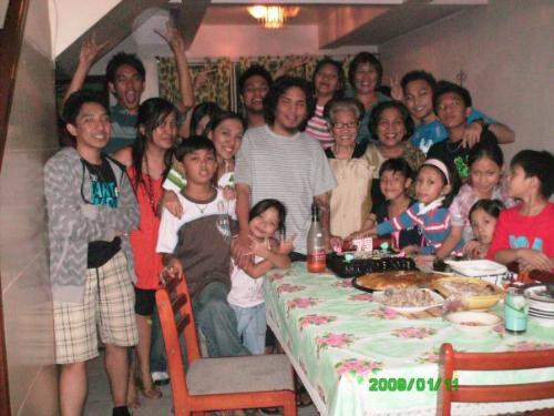 my whole family - My family during Christmas 2008 :D