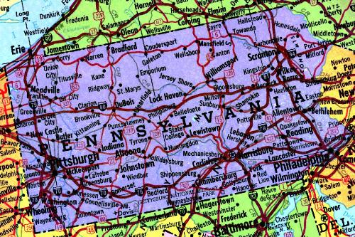 Pennsylvania - The state of Pennsylvania.