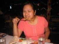 eating frogs - I like to try some exotic food. some people might find it weird.   the frog was deep fried. it tasted like chicken :)