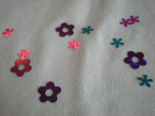 confetti - confetti on the table - at a wedding I recently attended.