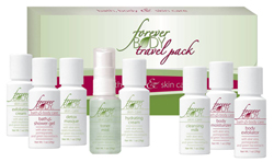 Travel pack! - The travel pack is a collection of products made for protecting your skin against harsh weather.All these products are made by forever freedom International and they are very cheap!Visit the website on my profile to see the products.