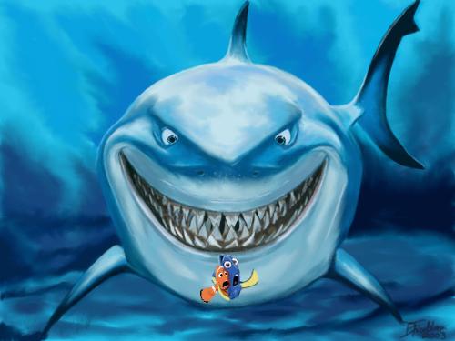 finding nemo - Bruce the shark from finding nemo