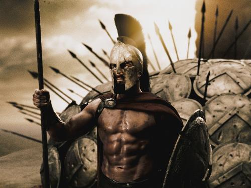 300 the movie - The spartans final defensive formation