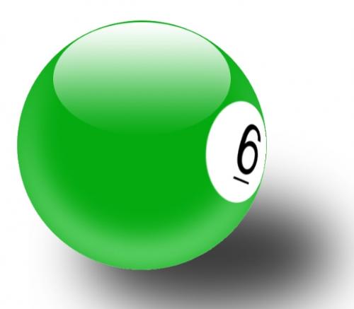 billiards - billiards 6 ball