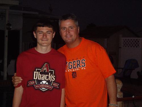 Family - This is a picture of my uncle and my little cousin they are both great and have a good personality. I seen every once and a while and would like to see them a lot more in the futuer because we have soo much fun.