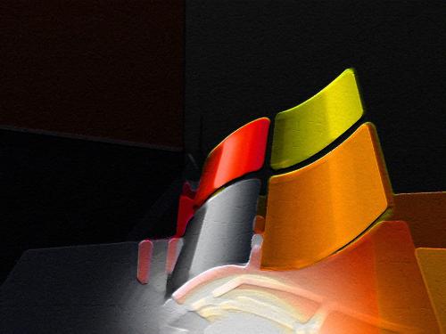 Computer - Microsoft Windows XP Water color