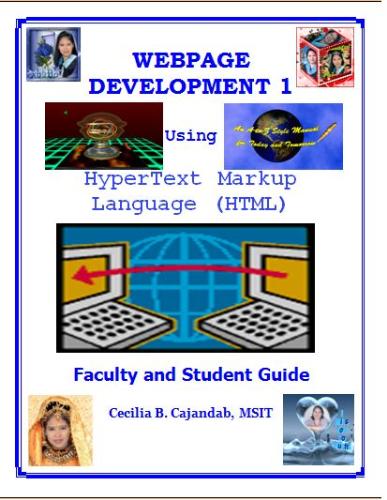 computer books - This image was taken from one of my favorite computer book cover. This book explains how to create your own web page using hypertext markup language (HTML). It is fully illustrated because it shows the complete step by step instructions in the know-how in web making and is colored in nature therefore you can clearly see the actual output of the web page.