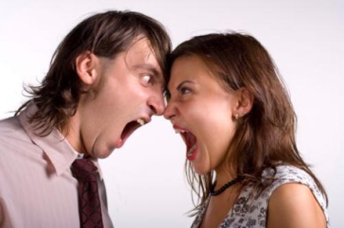 Couple - A couple arguing