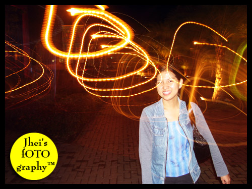 Of boards - the lights crosses her image.