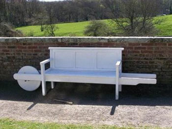 Movable Bench  - The Movable Bench 

This bench is suitable for only one place, your backyard.