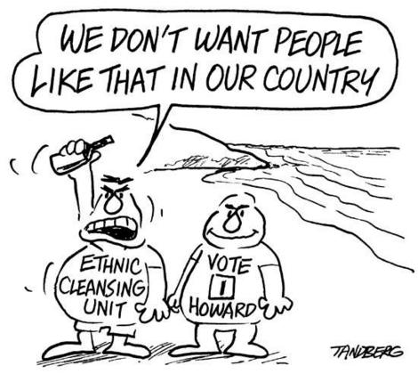 Racists - There are lots of racists in this world; they believe that they are superior than other people so they tend to discriminate. It's disturbing, and my heart goes out to those who are being discriminated upon.