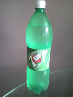 soft drink - 7up, one of the soft drinks.