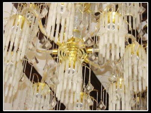 Chandeliers Focused - a shot at raymond's home