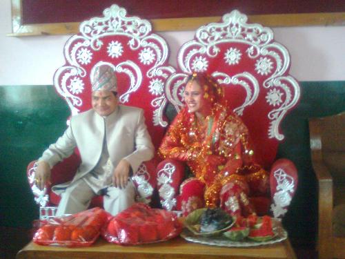 Bride & broom - Getting marriage on Hindu Culture on Nepal