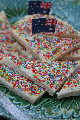Fairy Bread - fairy bread, hundreds and thousands on bread and butter