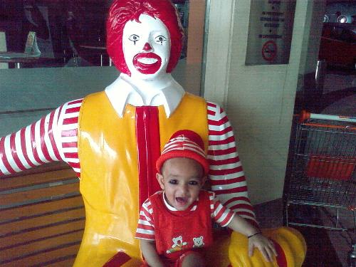 Luvy at MacD - It has been clicked at the Mac Donald located at Fun City Mall Shahdara.