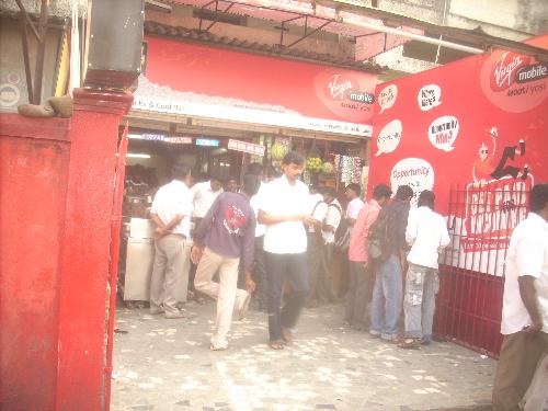 My branding work done for virgin mobile ...... - inshop branding .....