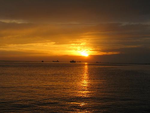 sunset - nice sunset and play of colors