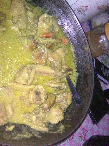 chicken curry - our dinner