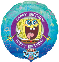 Balloon - A sponge bob birthday balloon!