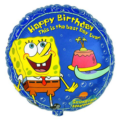sponge balloon - Another sponge bob birthday balloon!