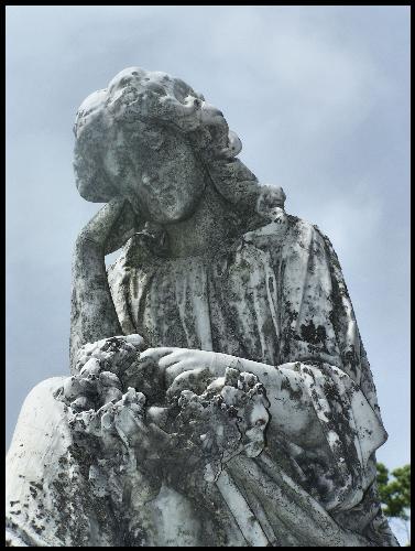 Angels Among Us - My favorite statue at the cemetery. I love it. It speaks volumes to me.