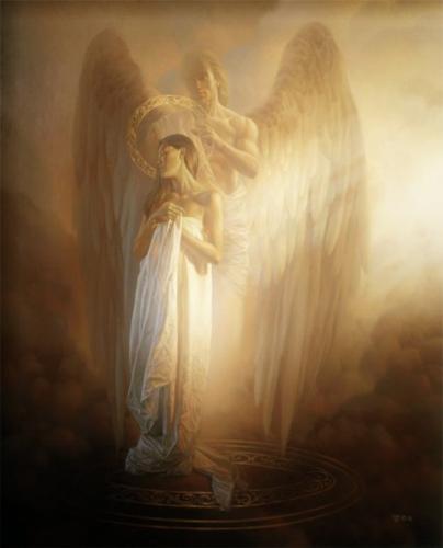 Angel - The angel and the surrounding aura