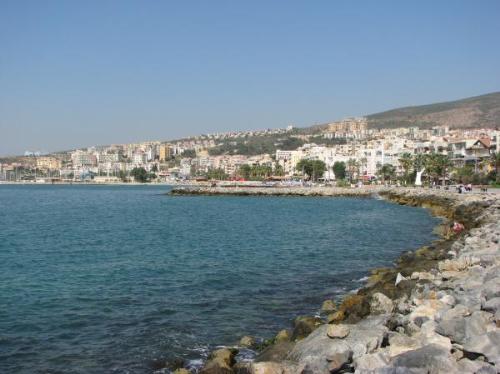 open sea - picture of a beach near the city