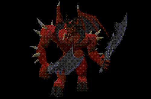 zamorak general - Pretty scary looking guy.