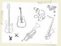music - music instruments
