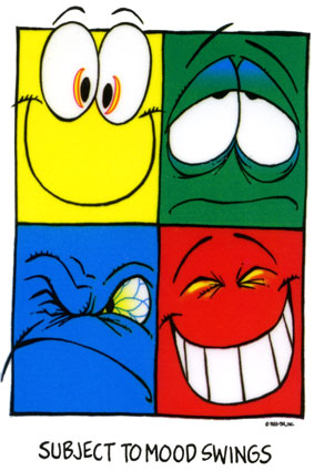 Moods - Psychological conditions of mind.