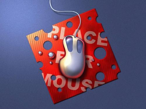mouse literally - now this is what you call a mouse lol