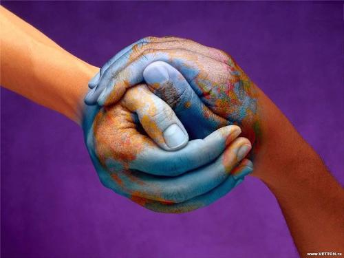 the whole world in your hands - now this is a good sign for peace