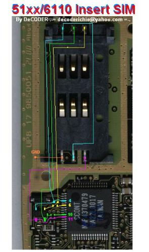 5110 diagram - insert sim trouble.........