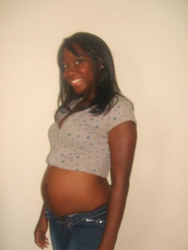 3 months Prego - I was 3 months pregnant with my second daughter. I thought that I would produce my own little photo shoot. lol