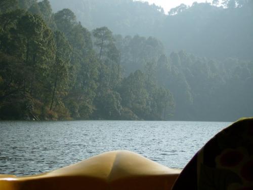 Sattal Lake View - Lake View of Sattal Lake near Nainital , Uttarakhand , Northern India
