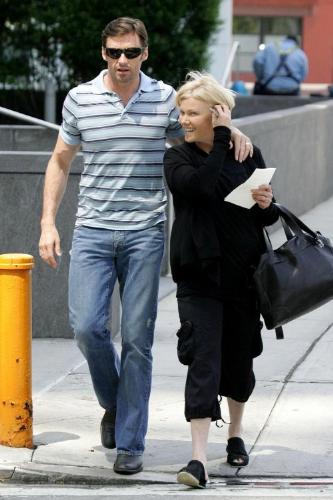 hugh jackman and deborra lee-furness  - Hugh Jackman and his wife, Deborra Lee-Furness, enjoying their time at the 3rd Annual Baby Buggy Bedtime Bash in New York City