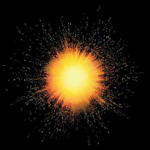 Big Bang theory - This is an artist image of the Big Bang Theory.